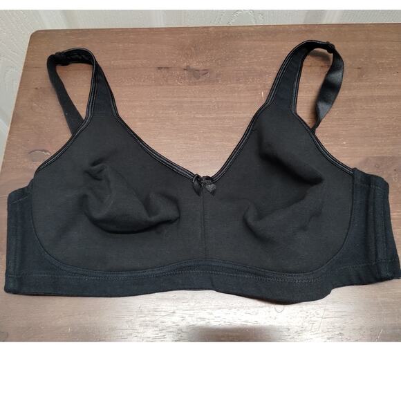 Avenue Body NWOT Size 40C Black Smoothing Minimizer Wireless Basic Everyday Bra - Picture 1 of 4